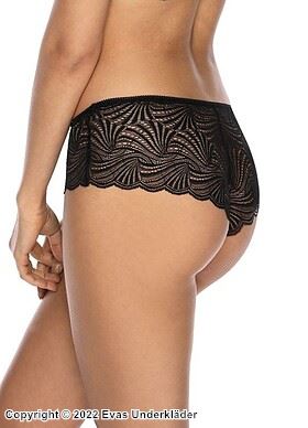 Romantiske cheeky-truser, openwork blonder